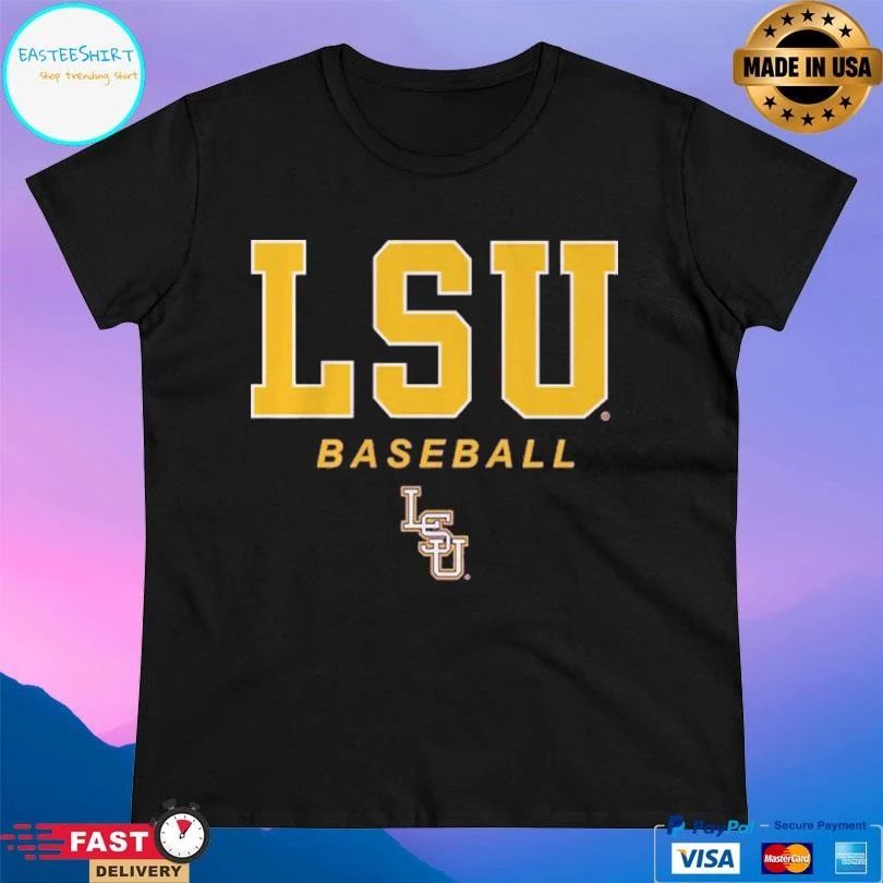 LSU Baseball Wordmark And Logo T-shirts