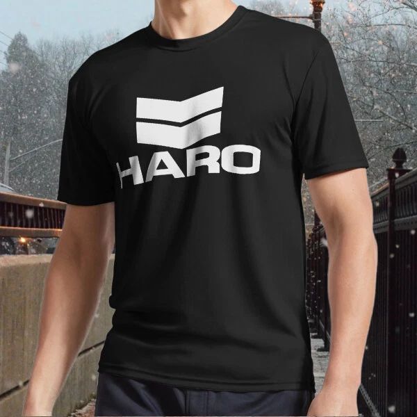 New Haro modern logo white classic Logo Men's T-shirt funny size S to 5XL