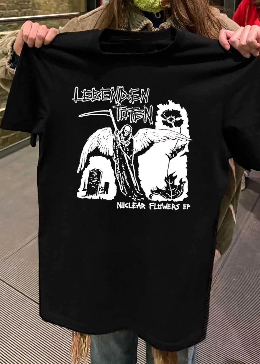Lebenden Toten Nuclear Flowers Grim Reaper Death shirt