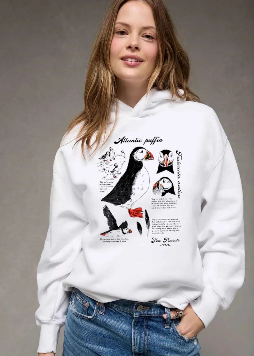 Atlantic Puffin Fratercula Arctica Sea Parrots Educational Bird shirt