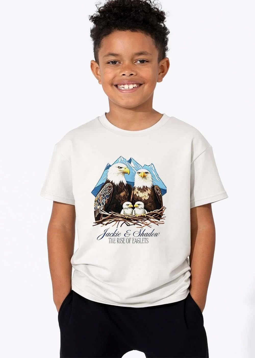 Jackie And Shadow The Rise Of Eaglets Bald Eagle Family Nest Snowy Mountains shirt