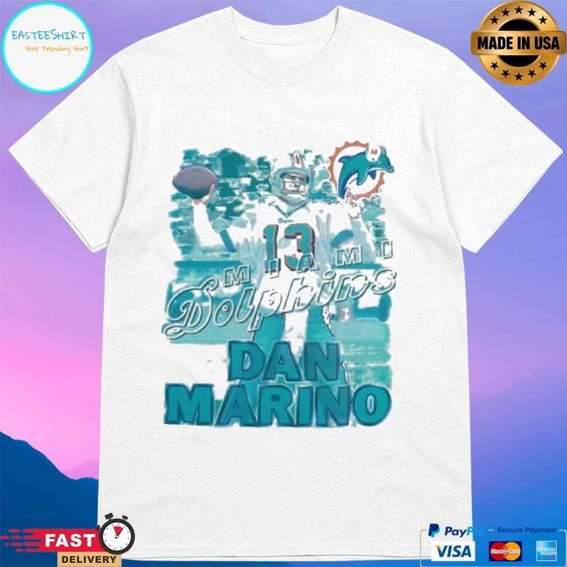 Dan Marino Miami Dolphins Football Number 13 MVP Retro T-shirts