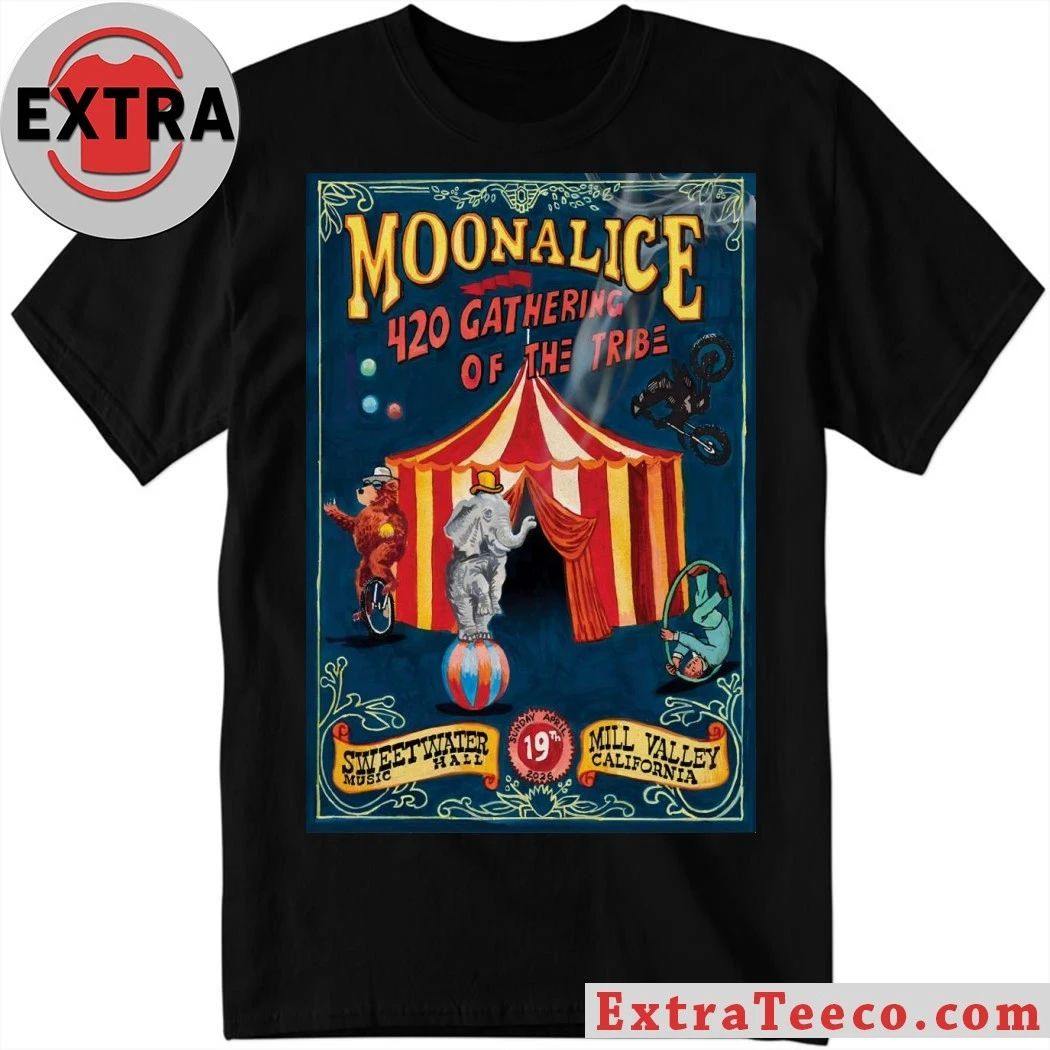 Moonalice April 19 2026 Sweetwater Music Hall in Mill Valley CA Poster Shirt