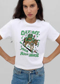Premium Killer Acid Get Off Your High Horse Oh Hell Naw Green Monster Riding Stoned Animal Bong Cartoon shirt
