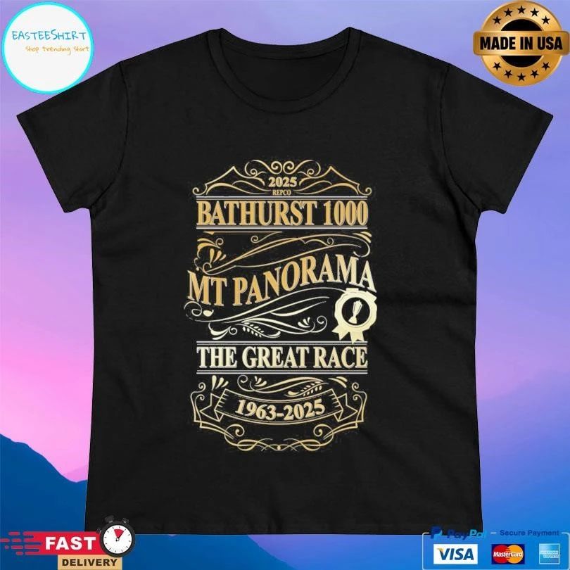 Bathurst 1000 Mt Panorama The Great Race 1963-2025 T-shirts