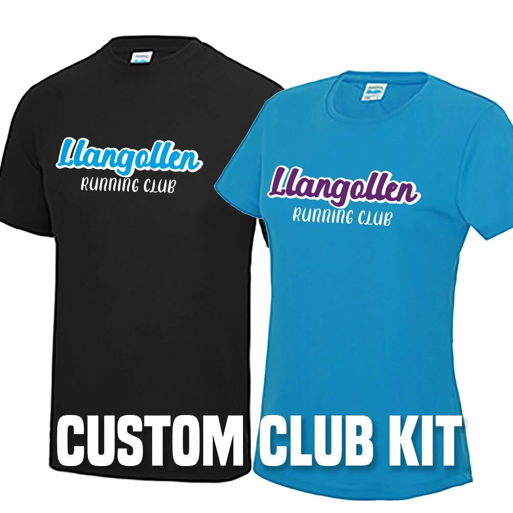 Custom Club Kit T-shirt Personalised Run Running Gear Logo Printing Sports Top