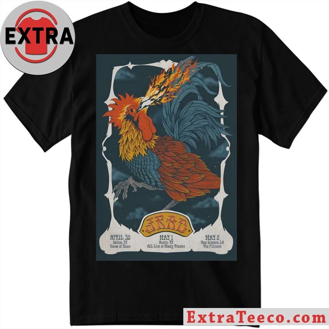 Joe Russo’s Almost Dead April 30 2026 Dallas TX Poster Shirt