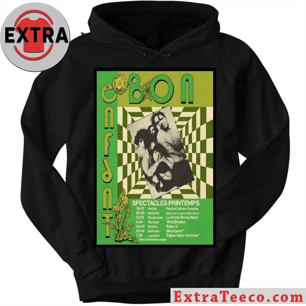 Original Bon Enfant Spectacles Printemps 2026 Tour Poster Shirt