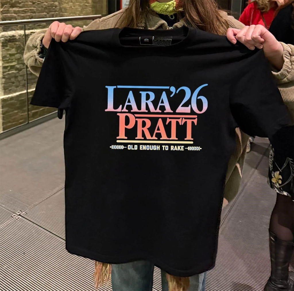 Old Enough to Rake Lara 26 Pratt shirt