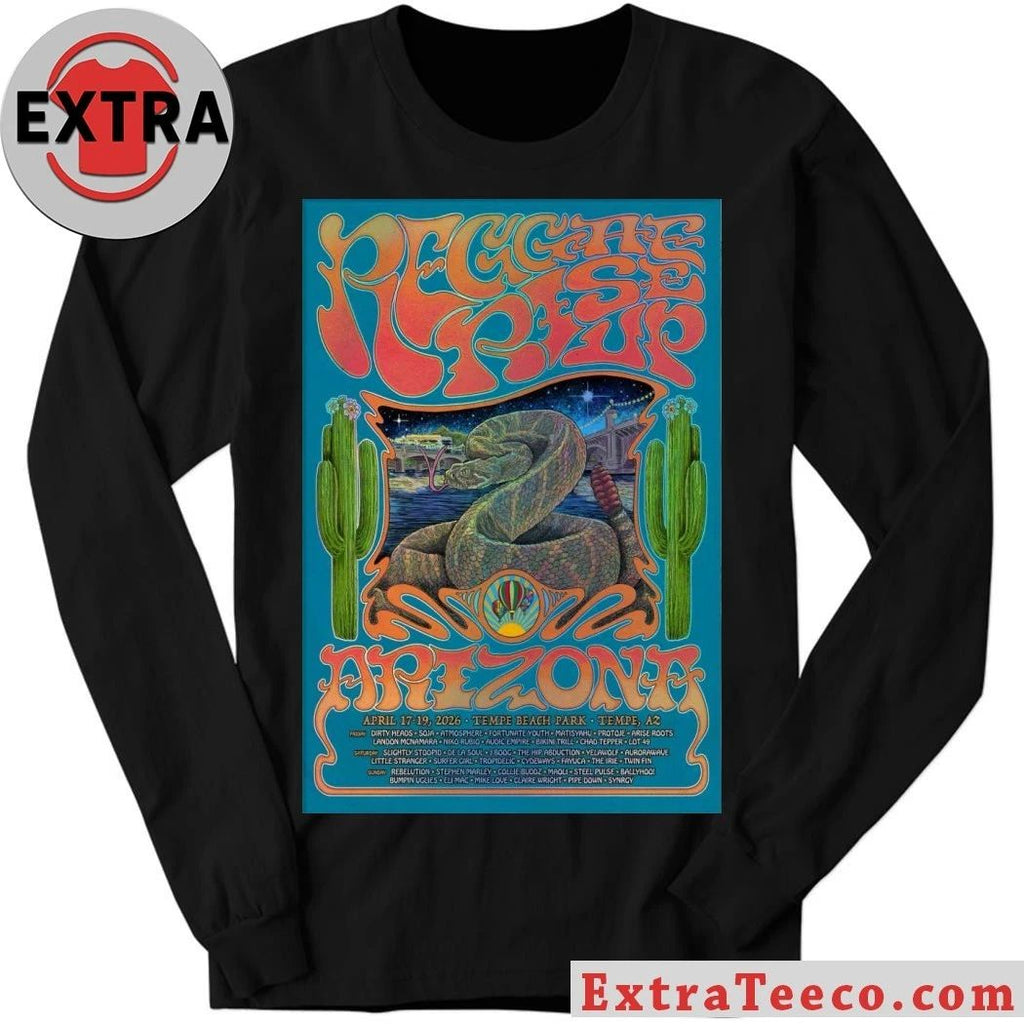 Reggae Rise Up Arizona Festival In Tempe AZ On April 17-19 2026 Poster Shirt