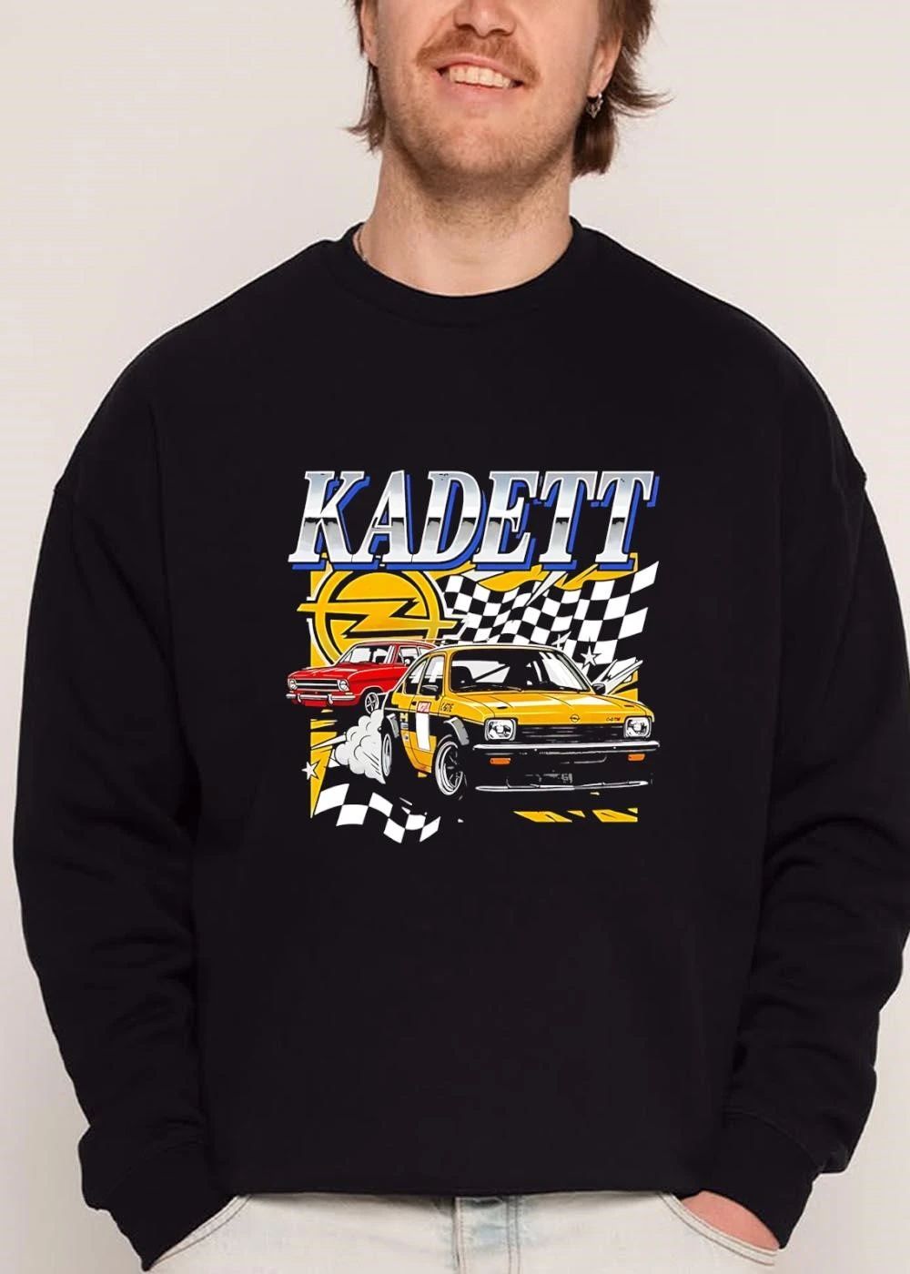 Opel Kadett Vintage Rally Cars Drifting Smoke Checkered Flag shirt