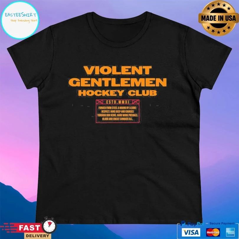 Violent Gentlemen Hockey Club Estd MMXIX T-shirts