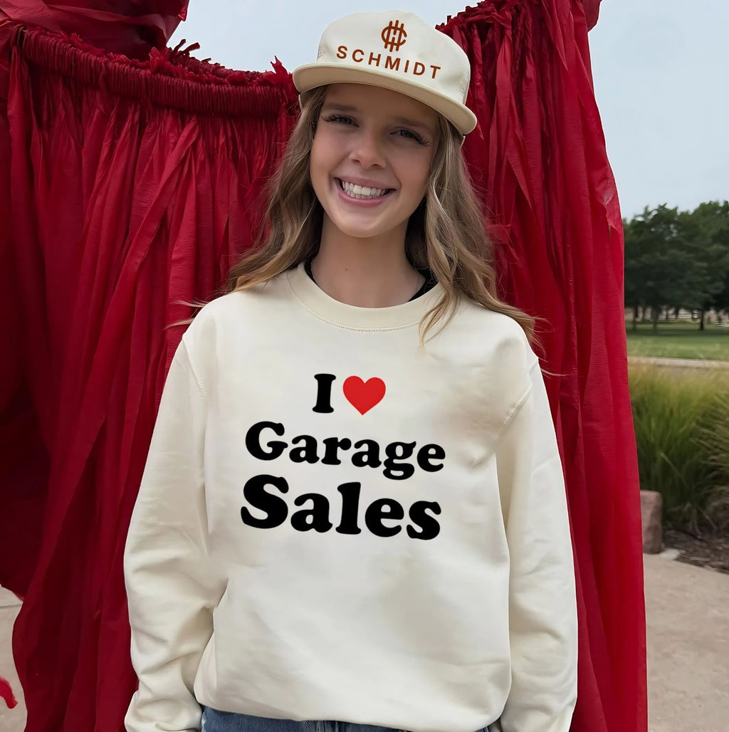 I Love Garage Sales thrifting bargain hunting shirt