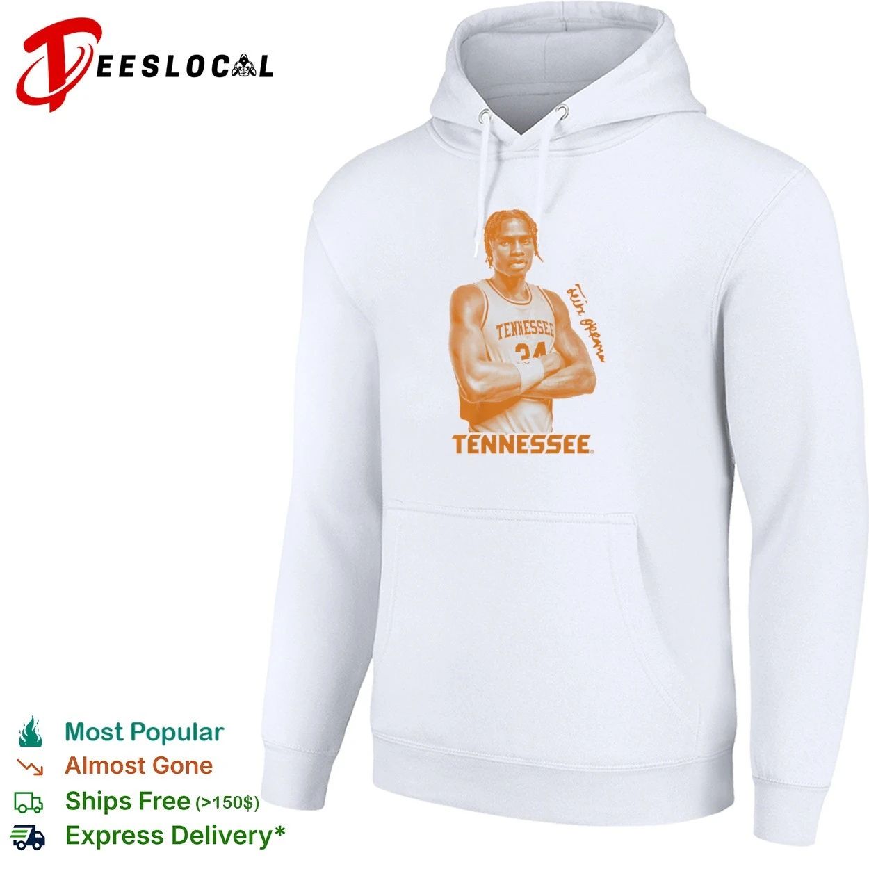 Zakai Zeigler Tennessee Volunteers Basketball T-shirt