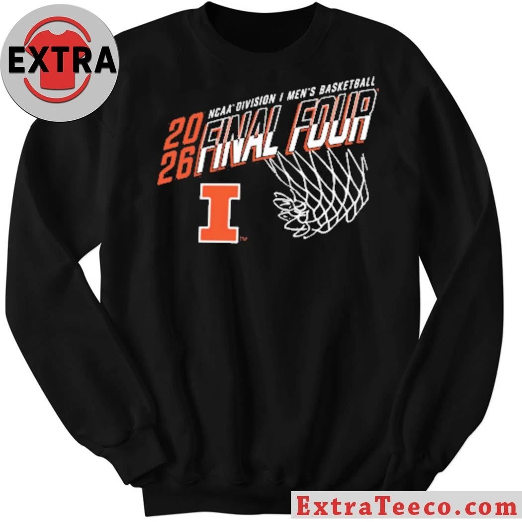 Illinois Basketball 2026 Final Four Graphic T-Shirt