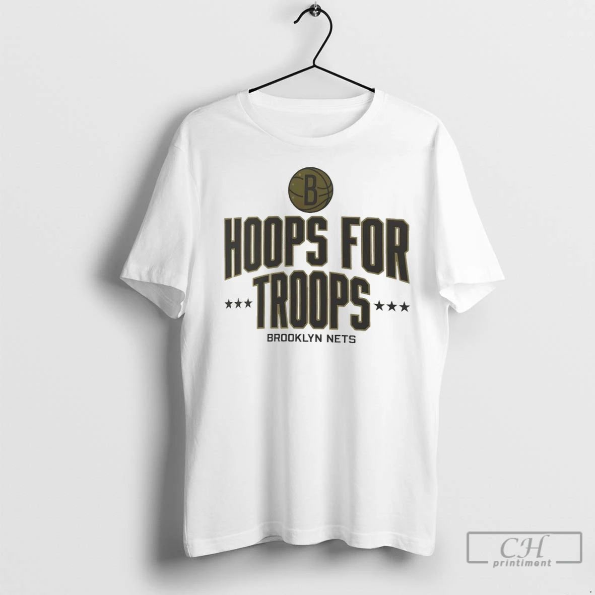 Premium Brooklyn Nets Hoops For Troops