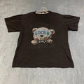 Tie Mnpa Bevan T-Shirt Womens Medium Black Rhinestone Soon Teddy Bear Casual