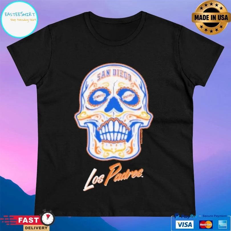 San Diego Padres Mitchell Ness Sugar Skull T-shirts