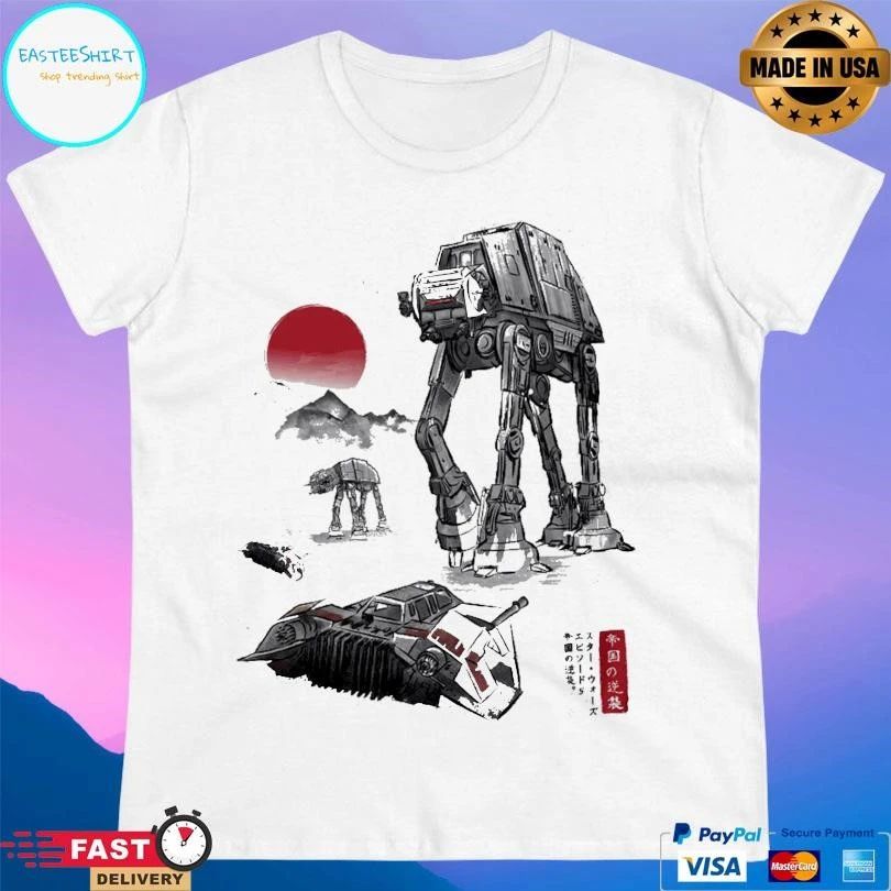 Defense Of Echo Base Sumi-e T-shirts