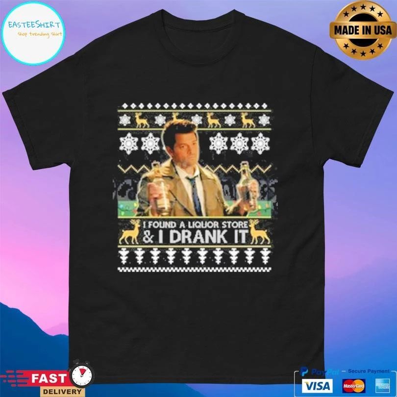 I Found A Liquor Store And I Drank It Christmas 2025 T-shirts