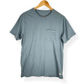 Vuori Mens Feather Pocket T Shirt Size Medium Blue Soft Stretch Active Gym Top