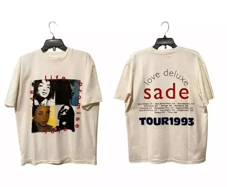 Vintage 1993 Sade Love Tour 1993 T-shirt size S-5XL