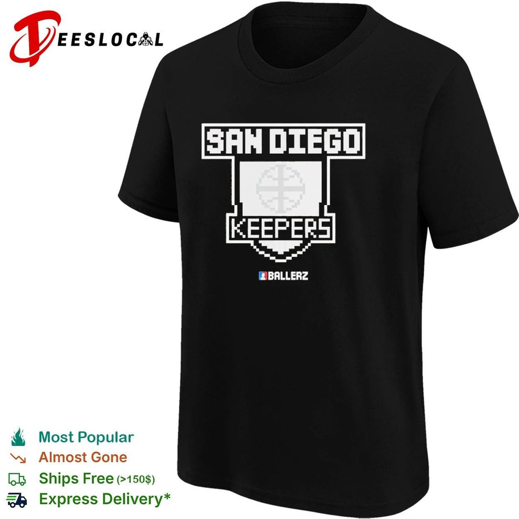 San Diego Keepers Ballerz Soccer Goalkeeper T-shirt