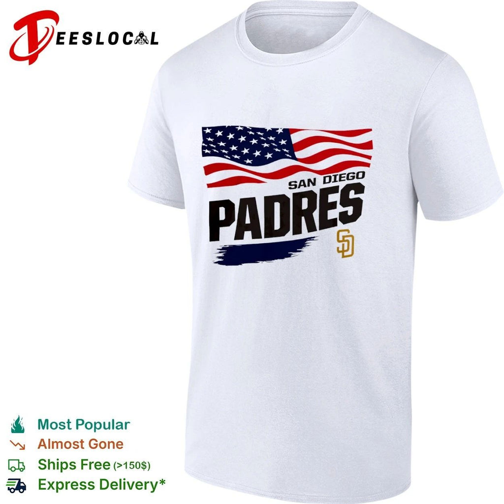 San Diego Padres American Flag Starter T-shirt