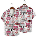 Cincinnati Reds Baseball Icons Hawaiian Shirt