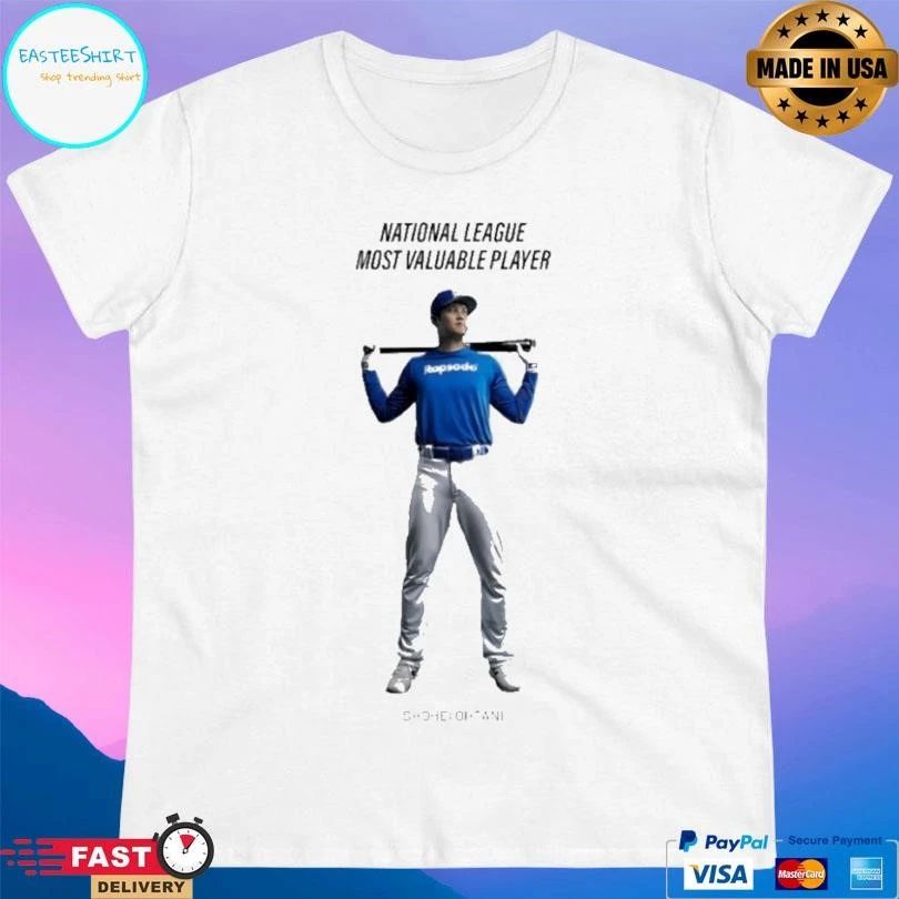 Shohei Ohtani National League MVP Most Valuable Player T-shirts