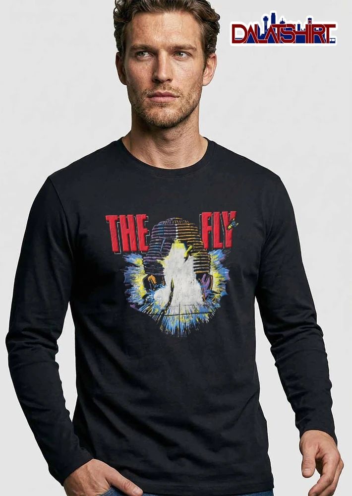 Fly Telepod Glowing Light Burst Sci Fi Horror Poster Art shirt