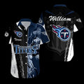 Personalized Tennessee Titans Shadow Clash Hawaiian Shirt