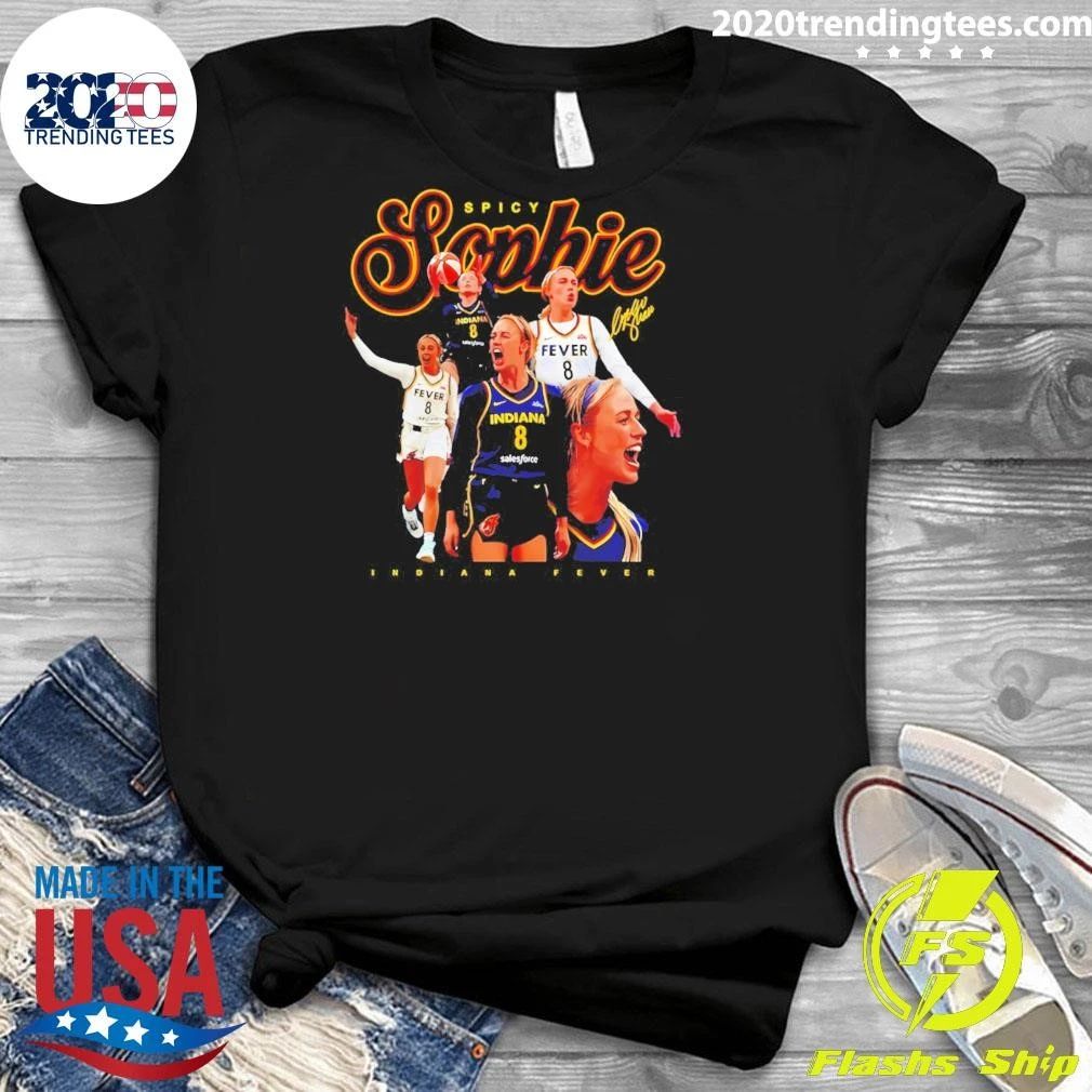 Spicy Sophie Indiana Fever Wnba Basketball Shirt