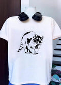 Raccoon Illustration Minimalist Graphic Style Unisex shirt
