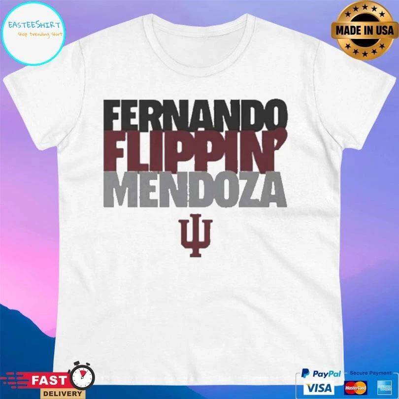 Jeopbeoo Indiana Football Fernando Flippin Mendoza T-shirts