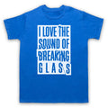 BREAKING GLASS UNOFFICIAL NICK LOWE LOVE THE SOUND ROCK MENS & WOMENS T-SHIRT
