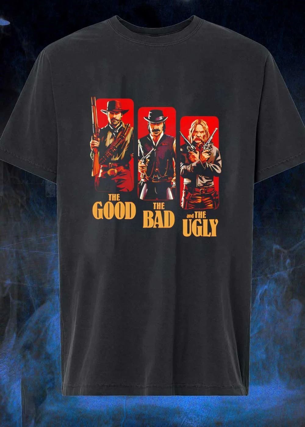 Red Dead Redemption Western Outlaws the Good the Bad and the Ugly shirt