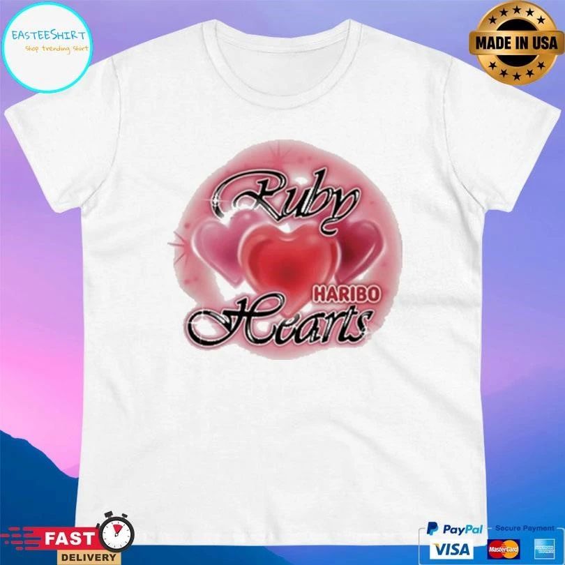 Jennie X Haribo Ruby Hearts T-shirts