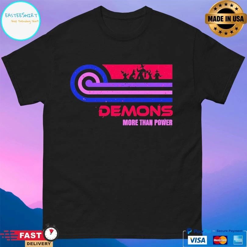 Demons More Than Power Retro T-shirts