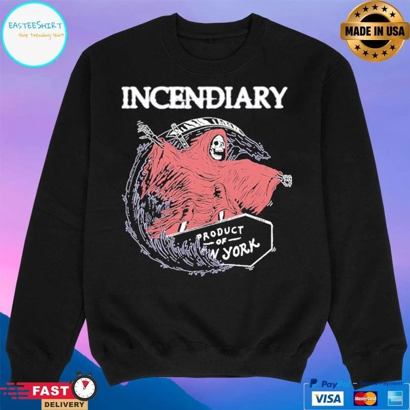 Incendiary Surfing Reaper Product New York T-shirts