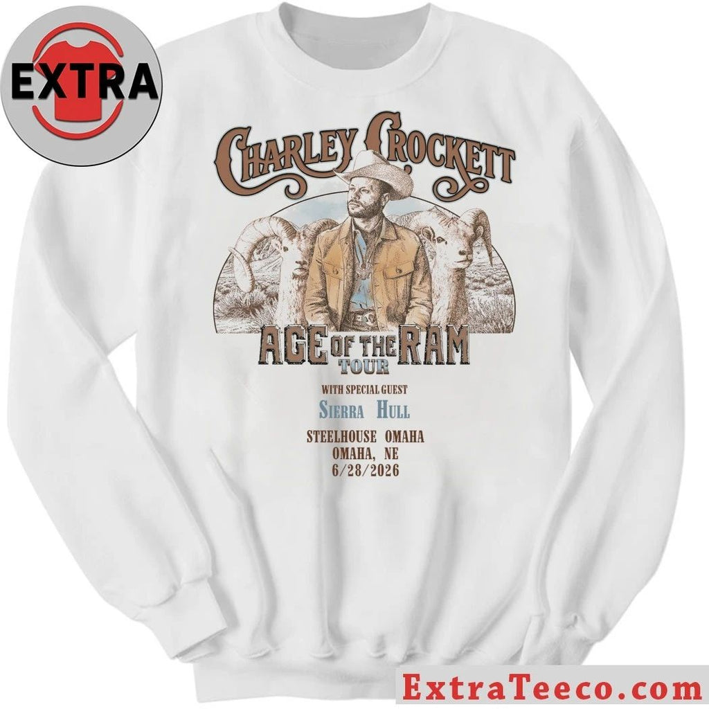 Charley Crockett Age Of The Ram For Steelhouse Omaha Ne 6-28-2026 Shirt