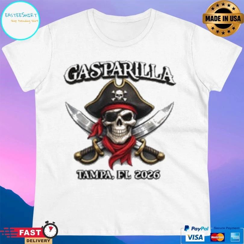 Gasparilla Pirate Festival Tampa Fl 2026 Pirate Skull T-shirts