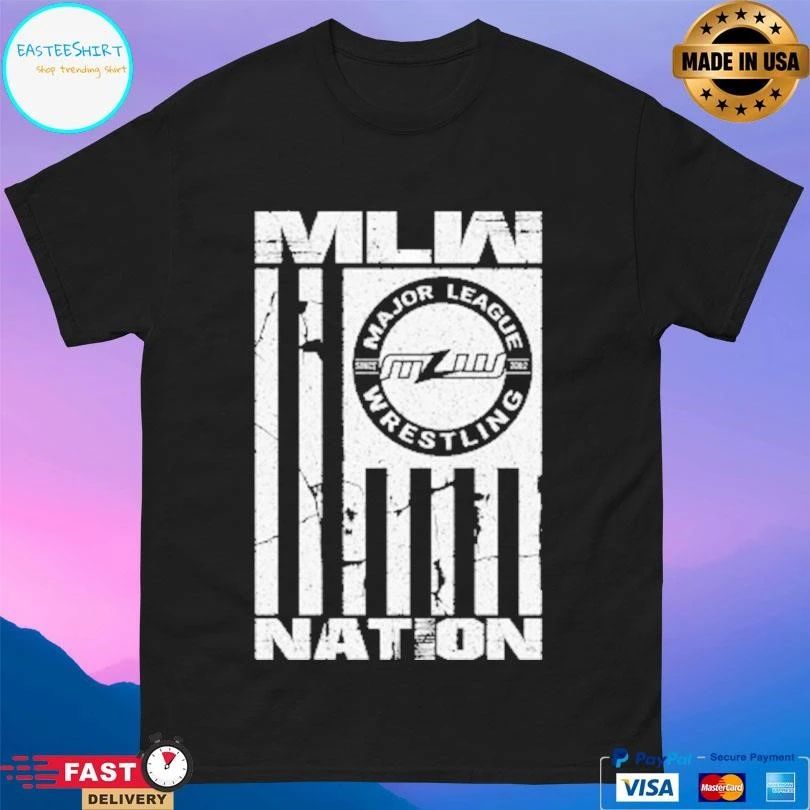 Major League Wrestling MLW Nation T-shirts