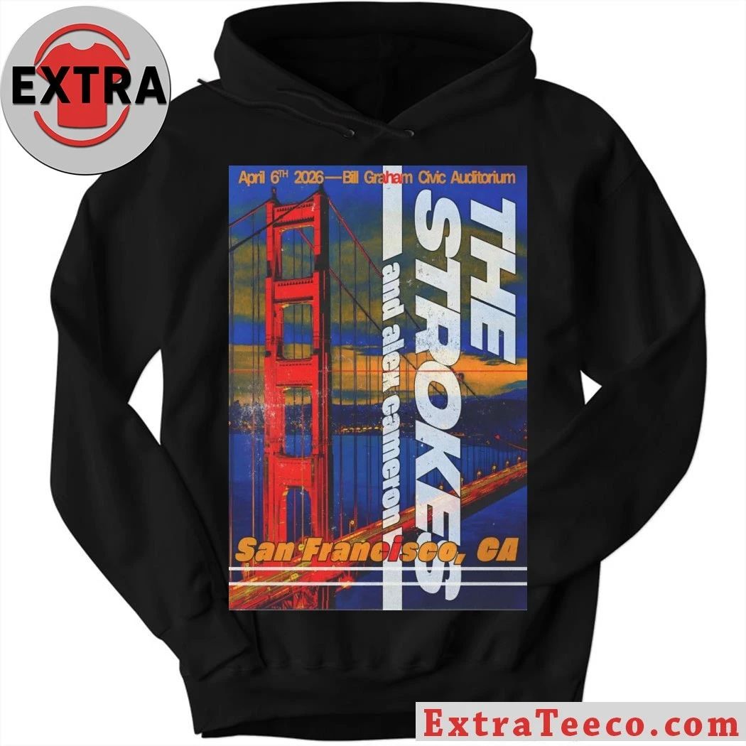 The Strokes Bill Graham Civic Auditorium In San Francisco CA Apr 6 2026 Poster Shirt
