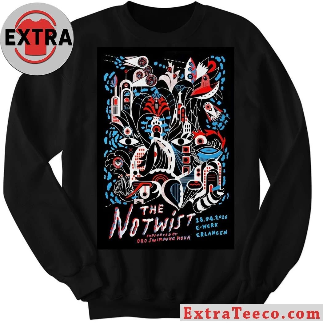 The Notwist Apr 28 2026 E-Werk Erlangen Show Poster T-Shirt