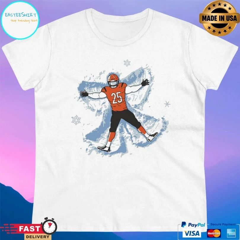 Cincinnati Football Snow Angel T-shirts
