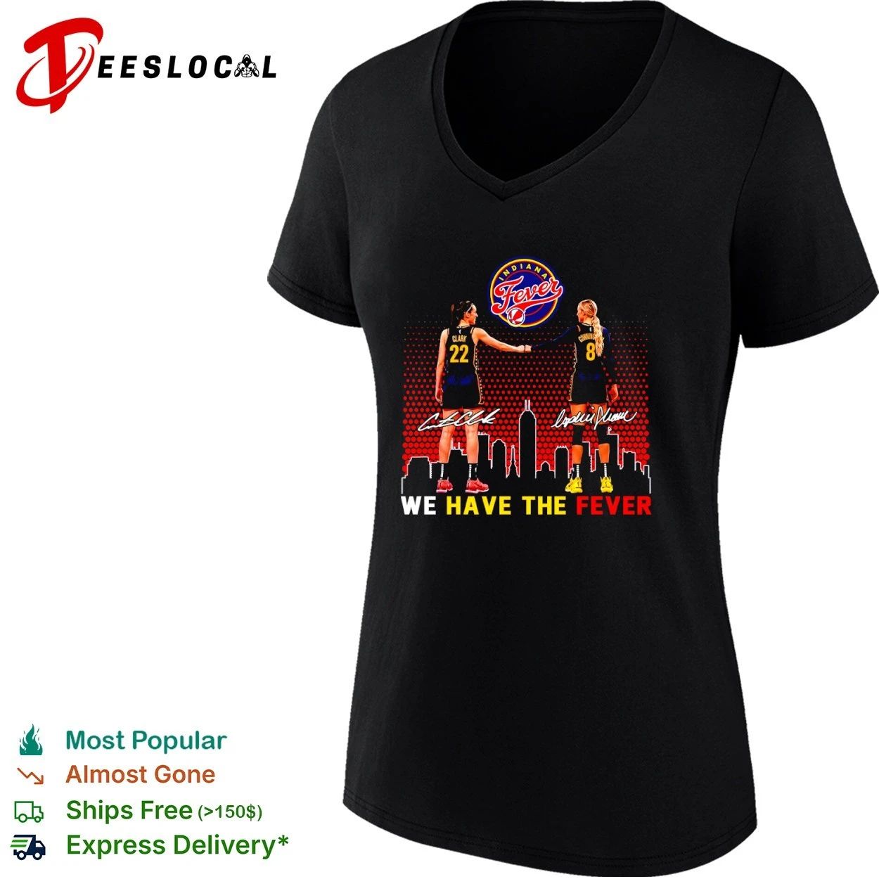Caitlin Clark and Sophie Cunningham Indiana Fever We Have the Fever shirt