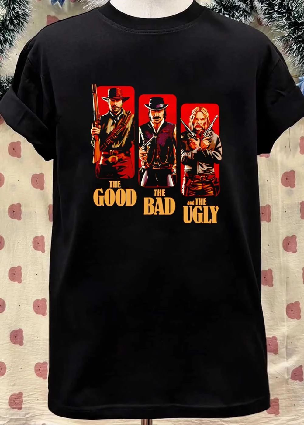 Red Dead Redemption Western Outlaws the Good the Bad and the Ugly shirt
