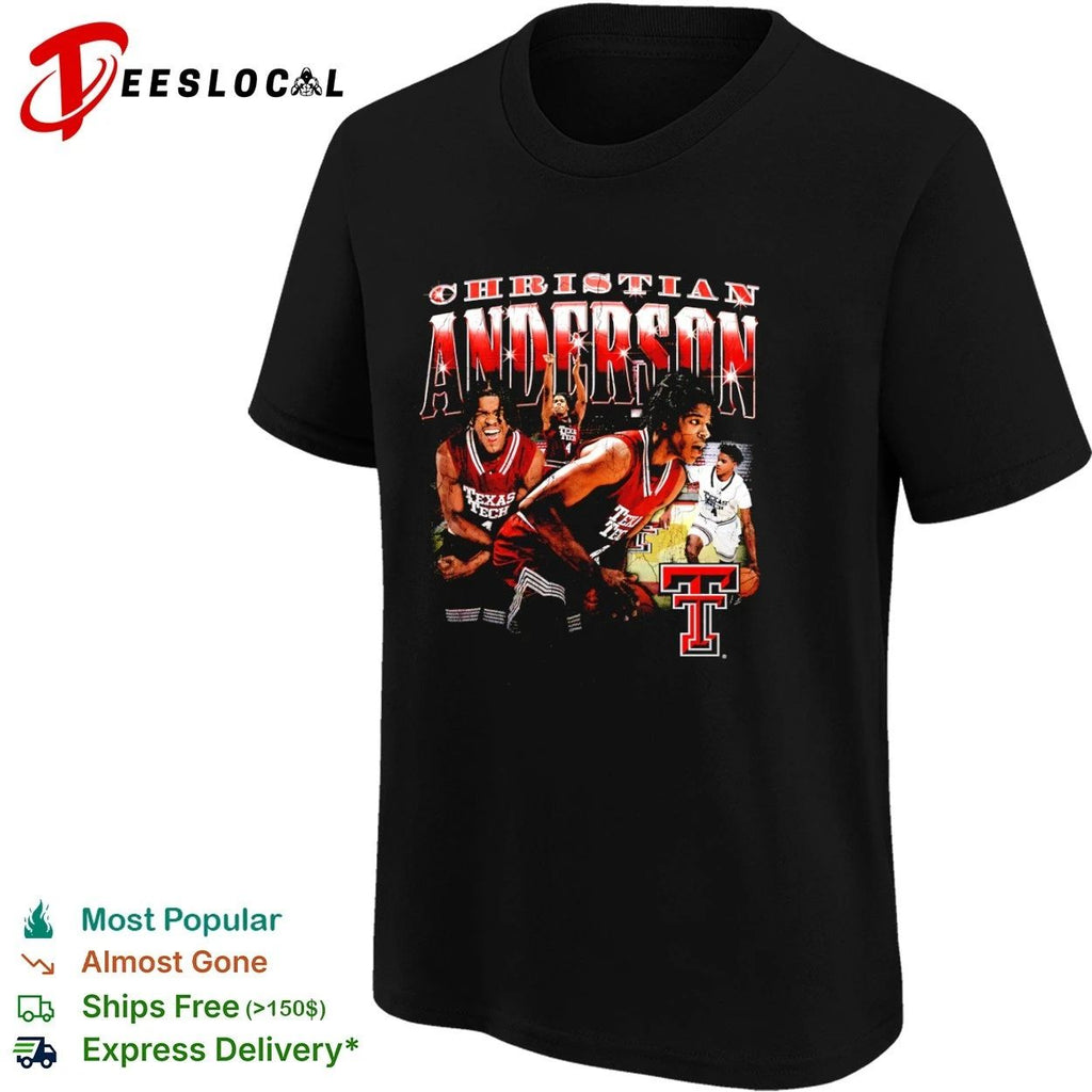 Christian Anderson Texas Tech Basketball T-shirt