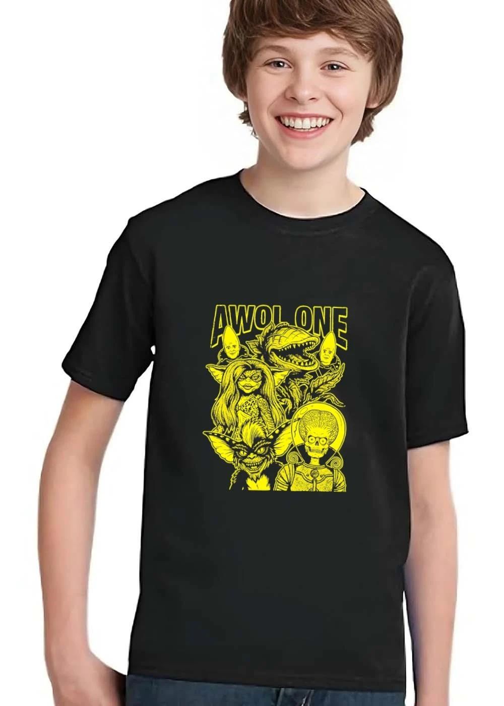 Awol One Movie Monsters Gremlin Conehead Martian Line Art shirt